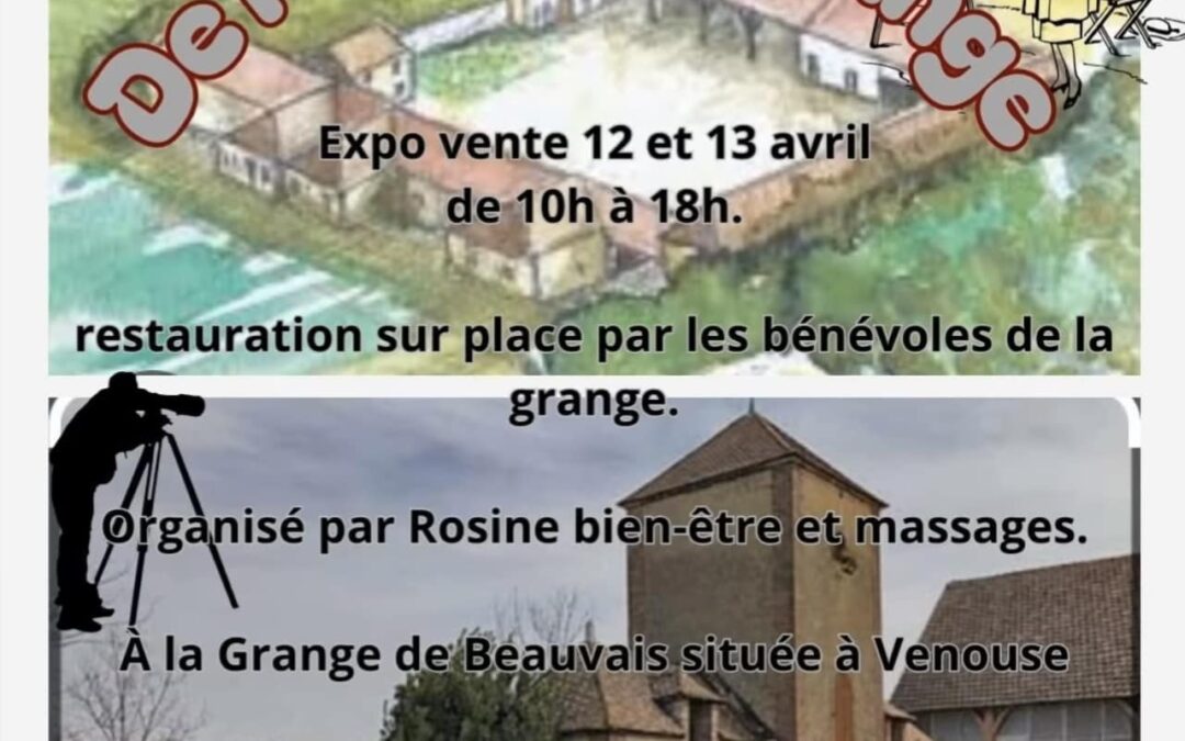 Vernissage les 12 et 13 Avril à La Grange
